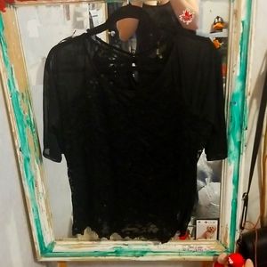 A fancy over shirt to go over a tank top for dates or parties